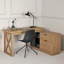 Bureau en L avec armoire de rangement 59,05 "CHALET-1684182607