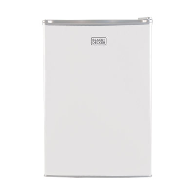 Black+decker Bcrk Series 2.5 Cu. Ft. Freestanding Mini Fridge With Freezer In White