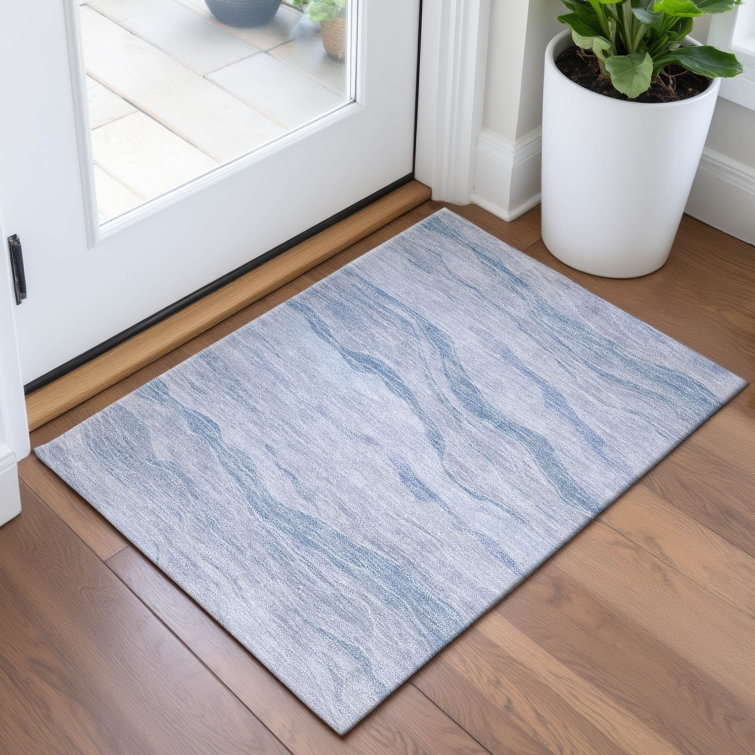 Premium Machine Washable Alijah AMF1246 Stripes Rug