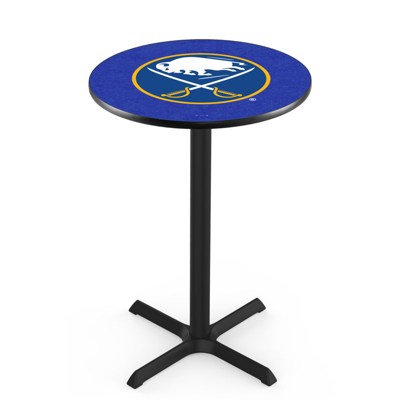 NHL Pub Table, Buffalo Sabres, 42" H x 28" L x 28" W