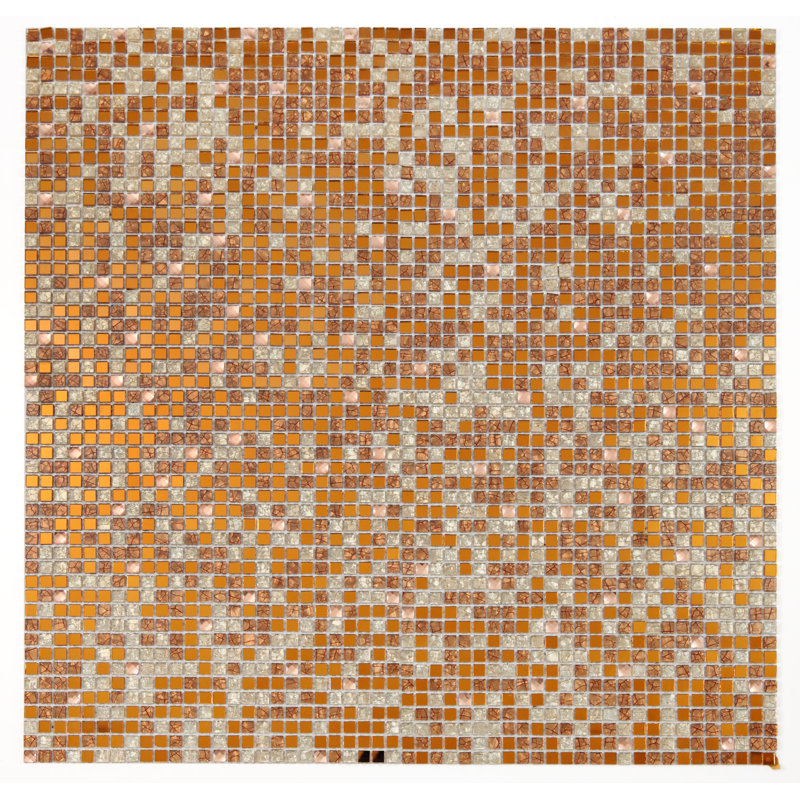 Carreau de mosaïque en verre l 0,4 po x L 0,4 po