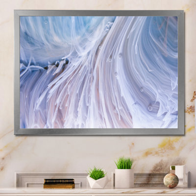 Luxury Swirl Flow Art - reproduction d'art sur toile encadrée