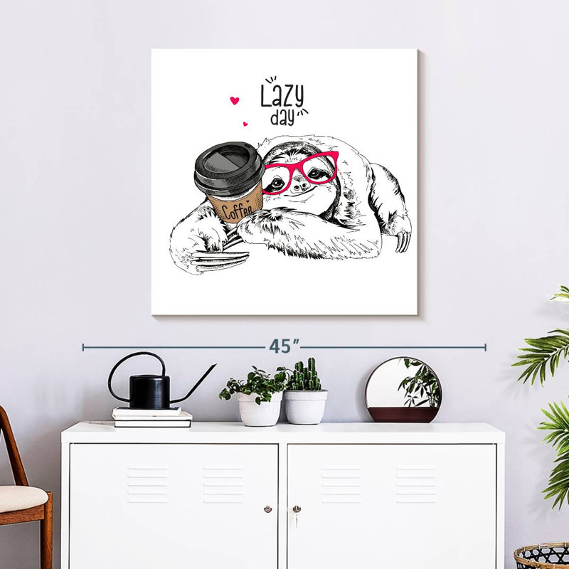 Brampt Sloth Lazy Day, 30" H x 30" W