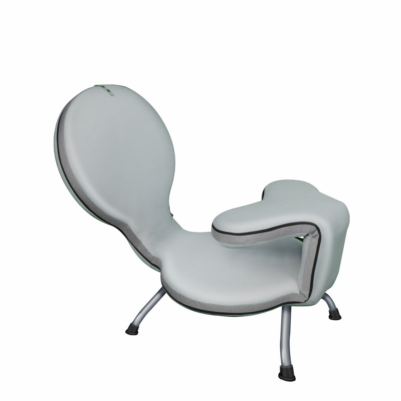 Chaise longue d'extérieur pliante en acier
