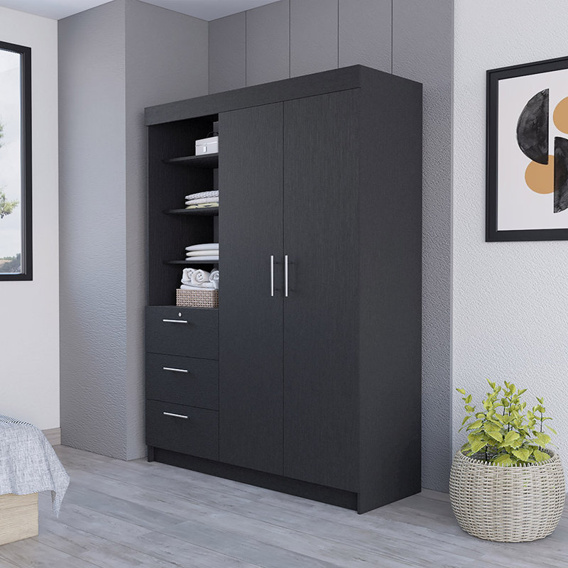 Armoire Bucklin Rumanu, trois tiroirs, largeur X 59,1