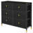 Bernitha Steel 35 " W 6 - Drawer Dresser