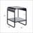 Modern Sleek Design End Table With Shelf