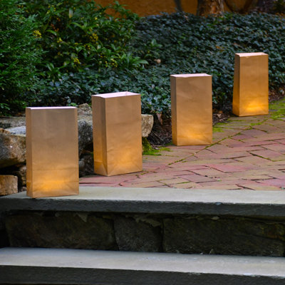 Metallic Paper Luminaria Bags - 24 Count