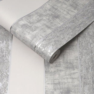 Superfresco Milan Suede Effect Striped Wallpaper