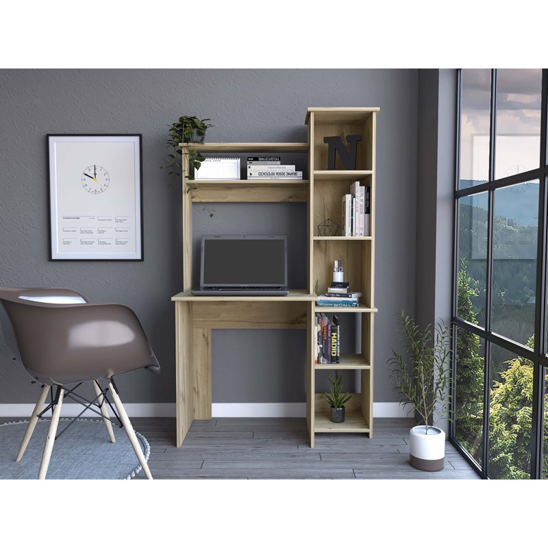 Bureau d'écriture Versalles, H 63,9 po x l 17,8 po x P 38,7 po, Beige