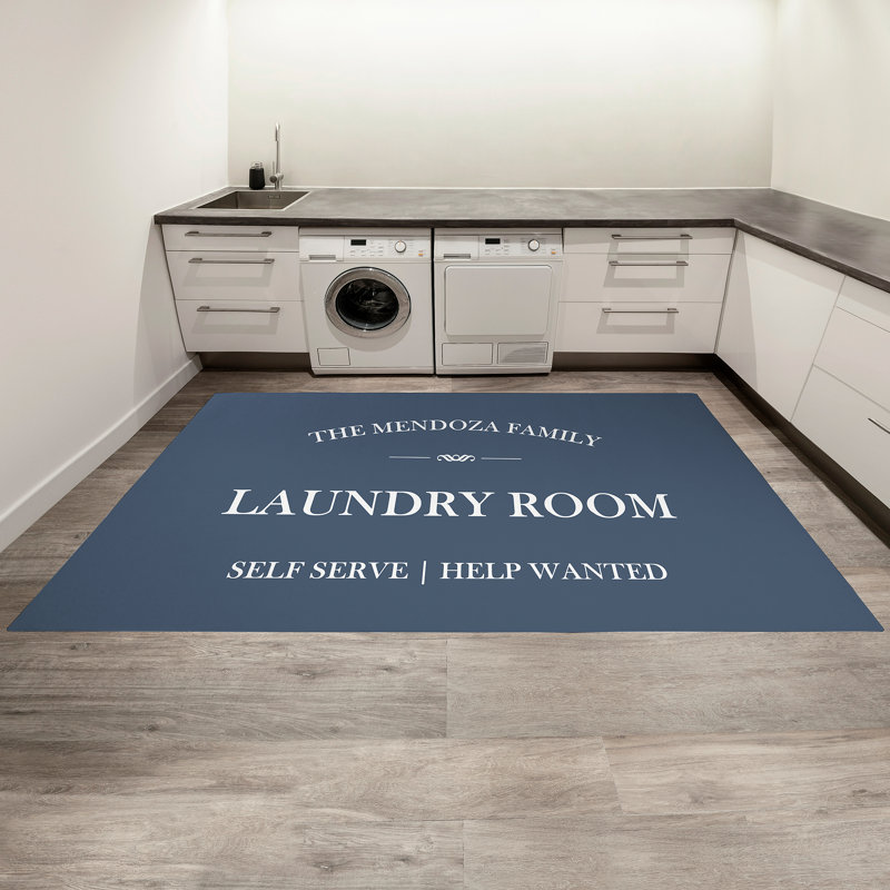 Tapis personnalisé 60 "x 96" Laundry Co., Oui