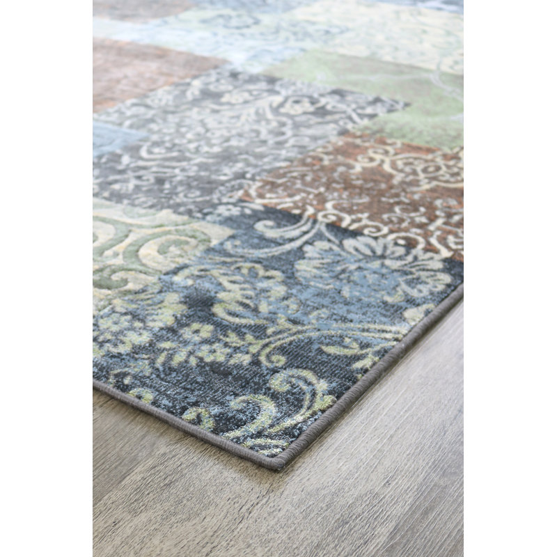 Assuntina Patchwork Area Rug, Runner 80 x 250cm
