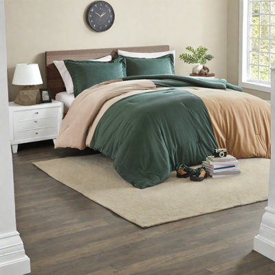 Cozy Bedding Sets, Polyester Full Queen Corduroy Modern Bedroom Comfort