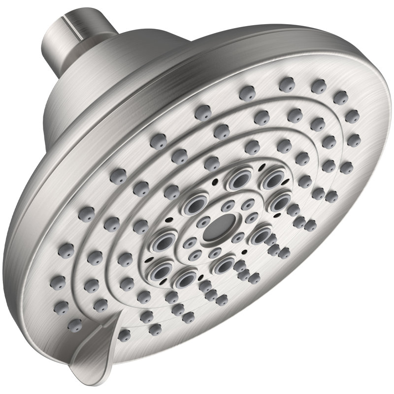 Pomme de douche réglable, Nickel brossé