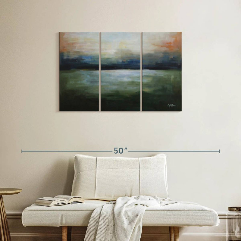 Avery Abstract Lake James, 24" H x 38" W