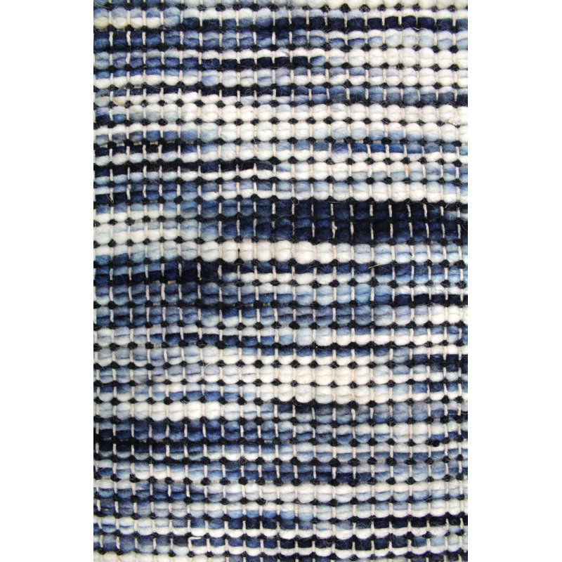 Bahai Area Rug in Blue, Rectangle 6' x 9'