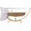 Hamac pour bébé Ario Premium, cadre 100% bois, couleur or | Tissu doux 100% coton, 38,6 po x 22,0 po x 17,3 po | Supporte jusqu'à 44 lb | Sécuritaire et confortable pour les bébés de 24 mois et plus, parfait pour la sieste douillette