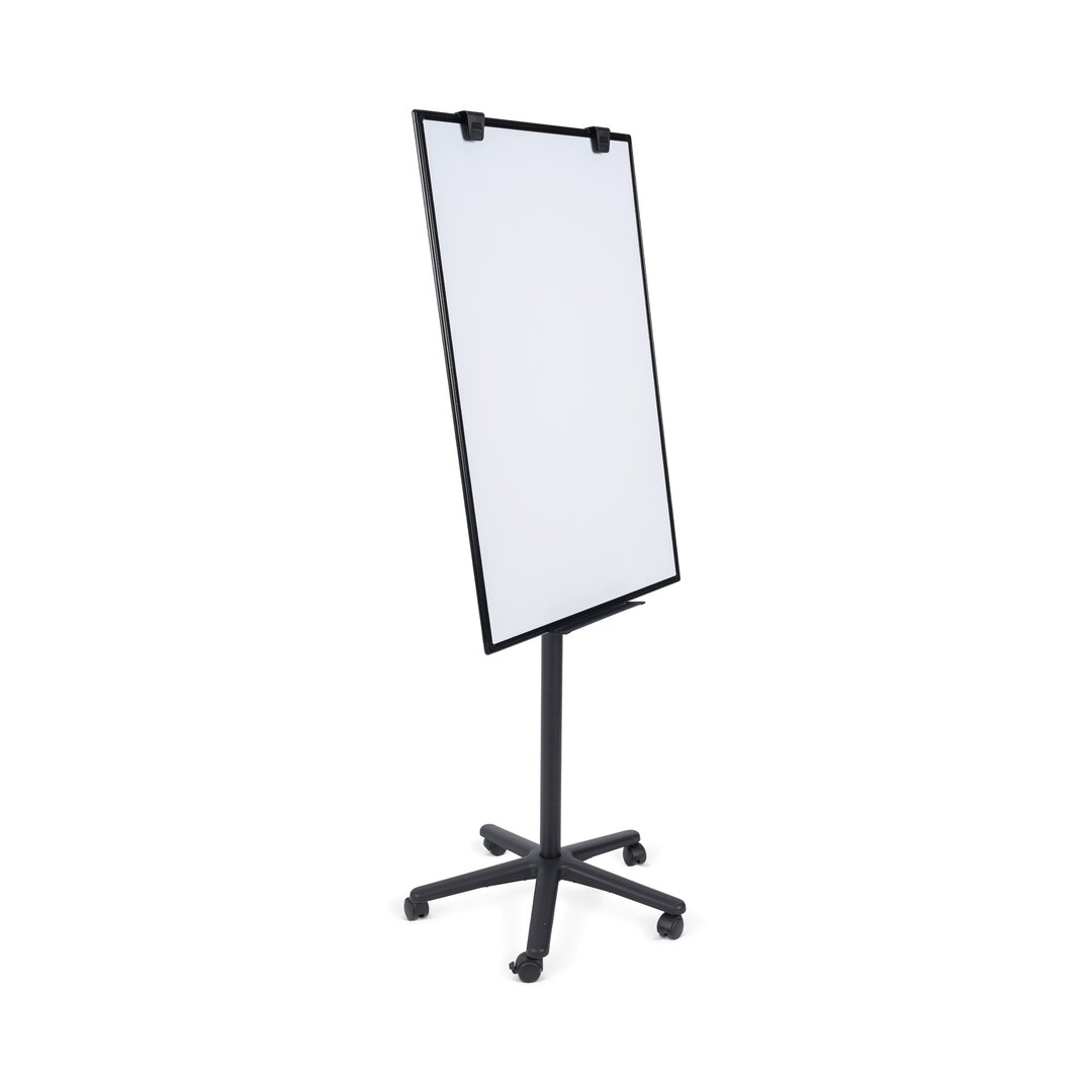 Value Basic Mobile easel Euro magnetic Flipchart Easel Black Trim