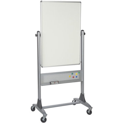 Platinum Reversible Freestanding High Pressure Laminate Reversible Small - 2' - 4' Whiteboard