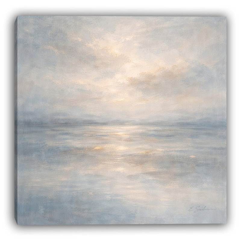 «Morning Radiance», art mural sur toile tendue, L 40 po x H 40 po x P 1,5 po
