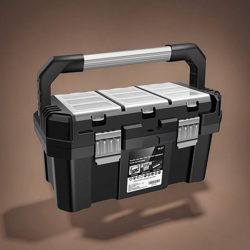 14" Tool Box with Removable Tray