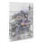 The Santorini Skyline In Greece In Abstract - Wrapped Canvas Print-55303583