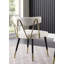 Chaise de salle à manger rembourrée Glam