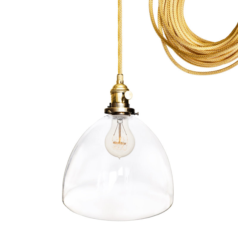 Luminaire suspendu architecte, Laiton, Ampoule non incluse, Non homologué UL pour emplacement sec