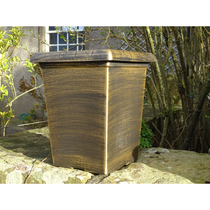 Pot Planter, Antique Gold