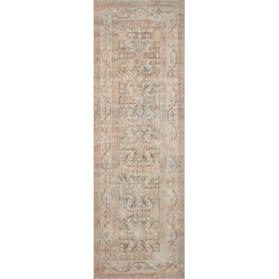 Tapis oriental oriental / naturel / abricot