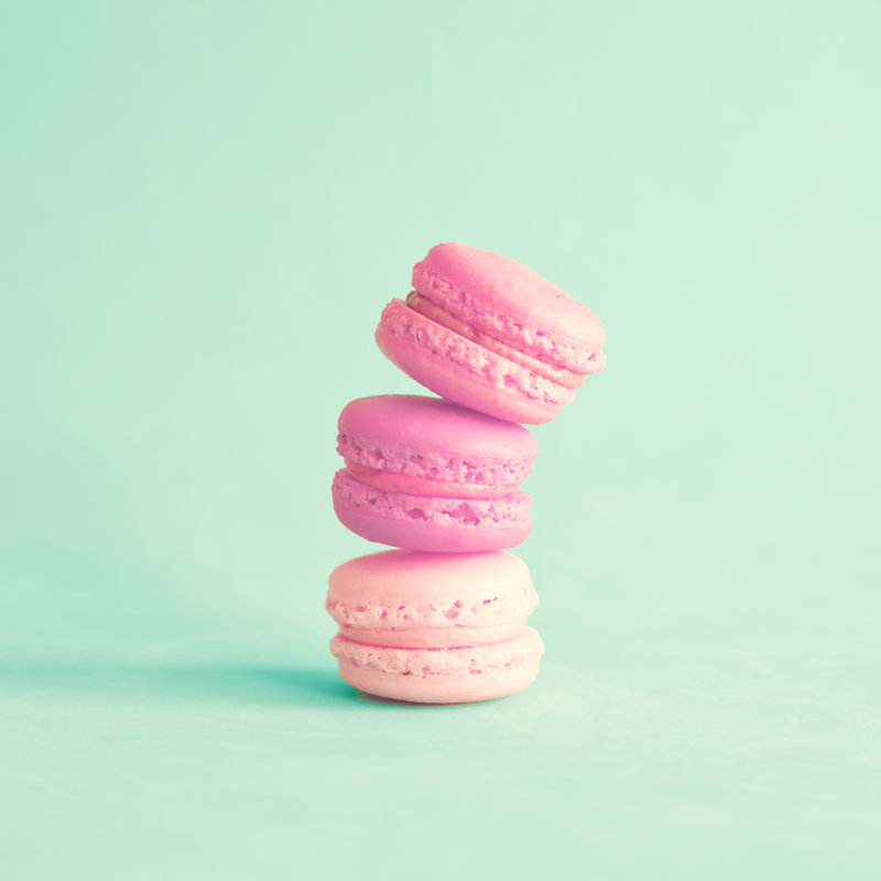 Tower Of Macaroons, 30cm H x 30cm W x 3.8cm D