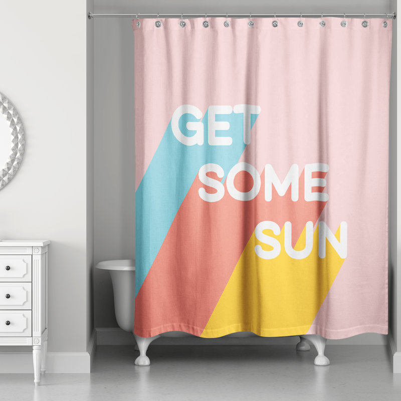 Rideau de douche simple Darby