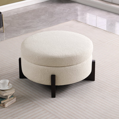 Repose-pieds beige
