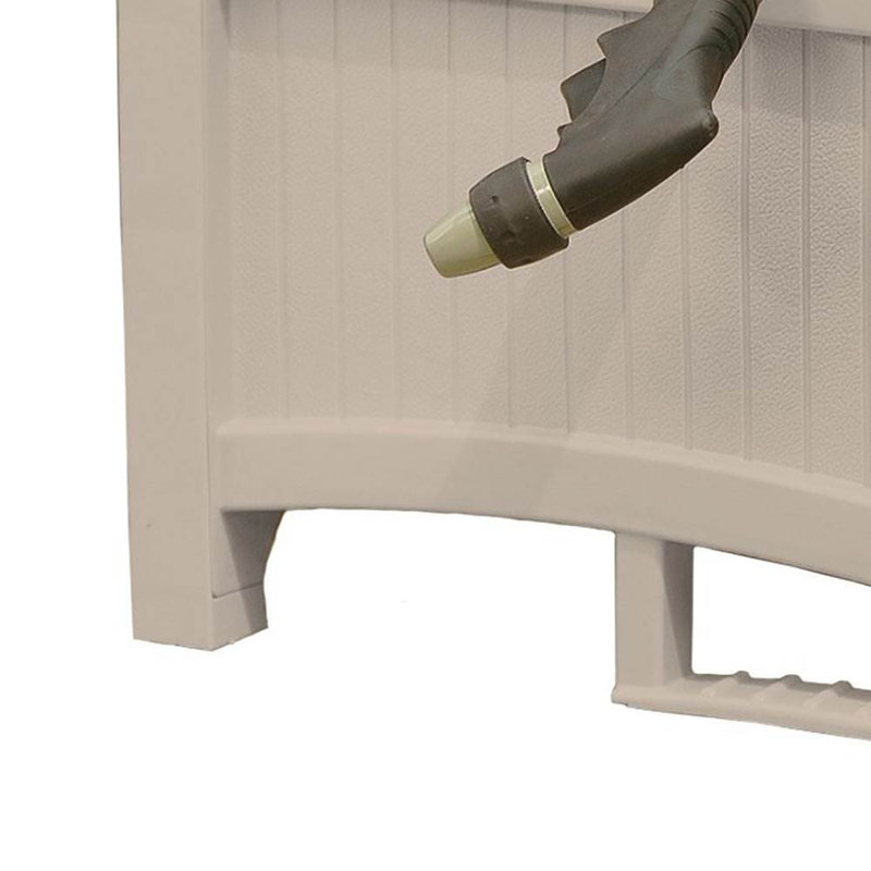 Suncast Taupe Resin 100-Foot Garden Hose Reel Hideaway