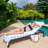 Arkwright Las Rayas Chaise Cover 30x85 White (2/Pack)-900514900-900514896