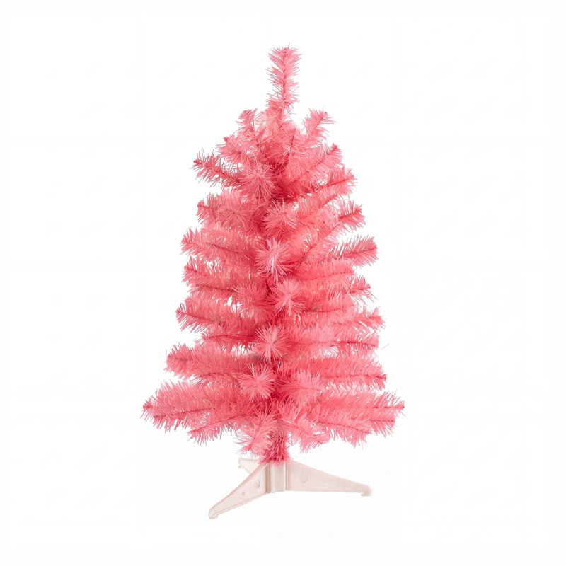 2 pi Arbre de Noël artificiel rose, 2 pi, Rose
