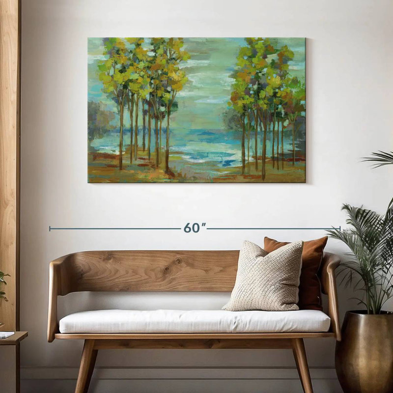 Harnek Calm Spring Trees, 30" H x 45" W
