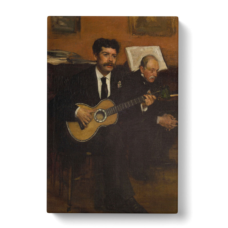 Musicians by Edgar Degas - Wrapped Canvas, 60cm H x 40cm W x 3cm D