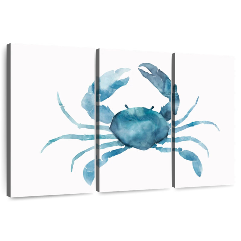 Crabe bleu Brampt, H 48 po x l 74 po