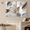 Ensemble de décorations murales abstraites « Sedimentary Hues » sur toile imprimée par Art Remedy, cadre noir, 10 x 15