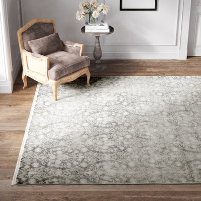 Tapis gris clair Teadora