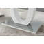 Scottsmoor Modern High Gloss & Glass Dining Table with 6 Luxury Faux Leather Chairs-1315413268