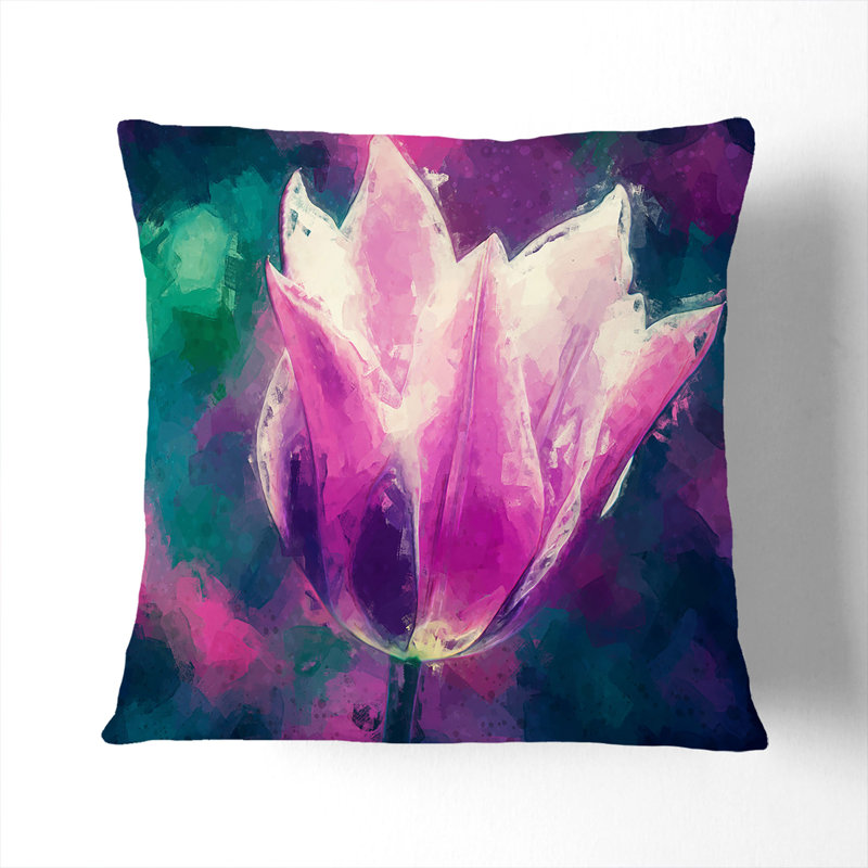 Square Throw Cushion, 40cm H x 40cm W x 15cm D, White