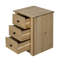 Aadi 46cm W Solid Wood Bedside Table