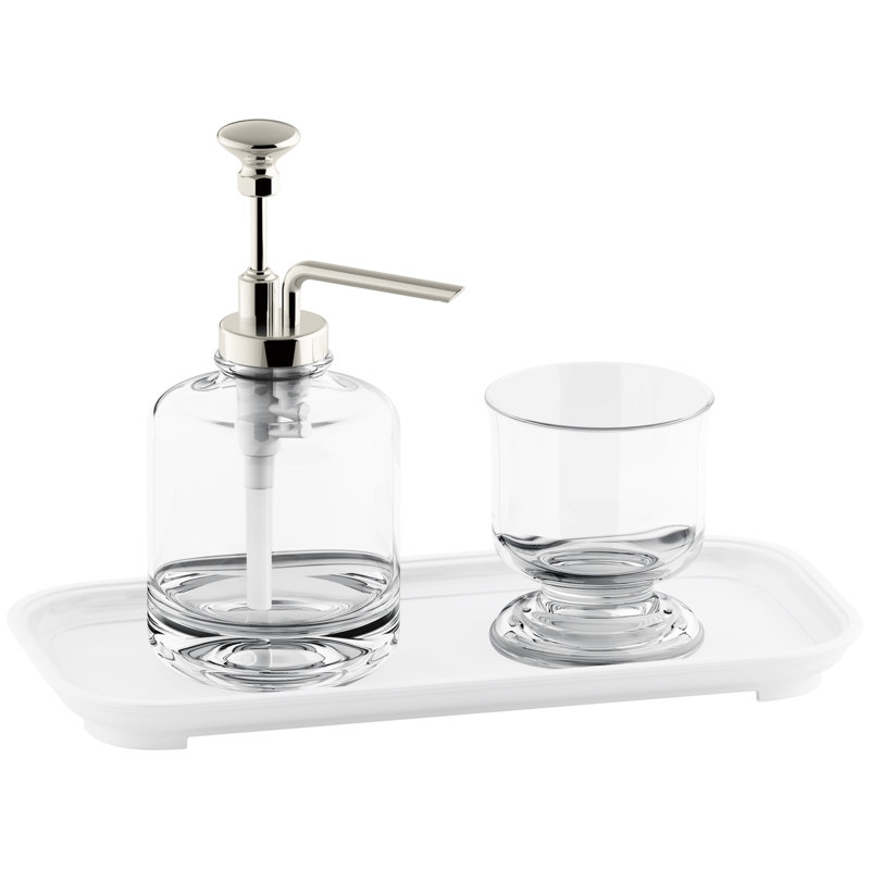 Ensemble ultime d'accessoires de salle de bain 3 pièces Artifacts, Nickel poli éclatant