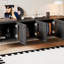 Wabi-sabi design sense solid wood TV cabinet-104850489