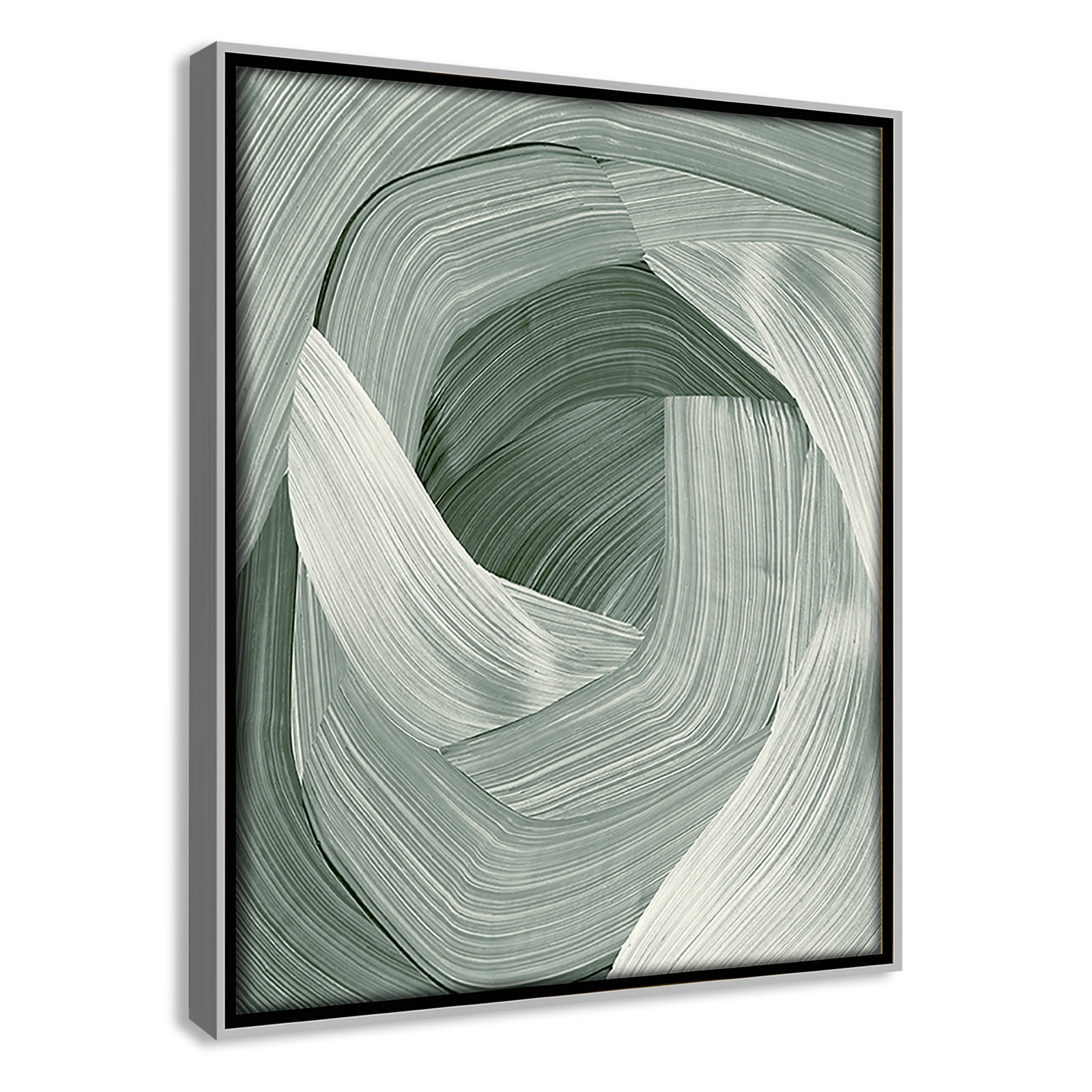 Wyn "Enriched Emerald" Print, 11.5" H x 9.5" W, Silver