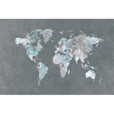 Pattern Map - Wrapped Canvas Print