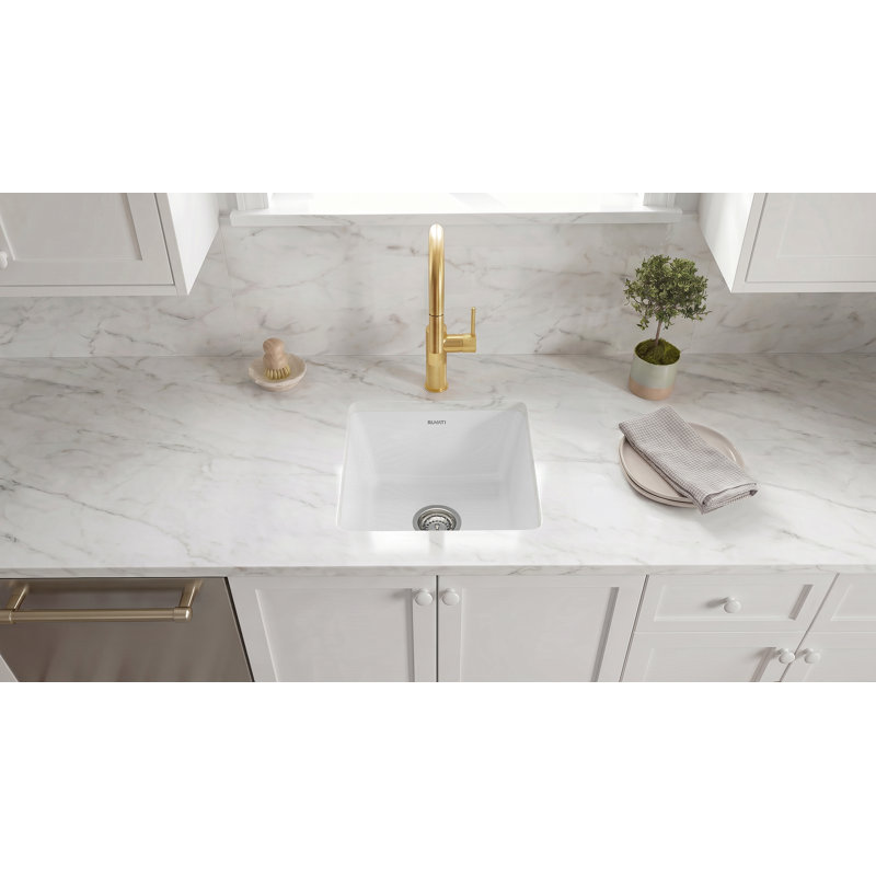 Fiamma 30" L x 18" W Drop-In Kitchen Sink, 30 inch