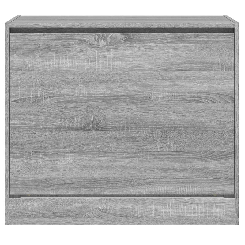 9 Pair Shoe Storage Cabinet, Grey Sonoma